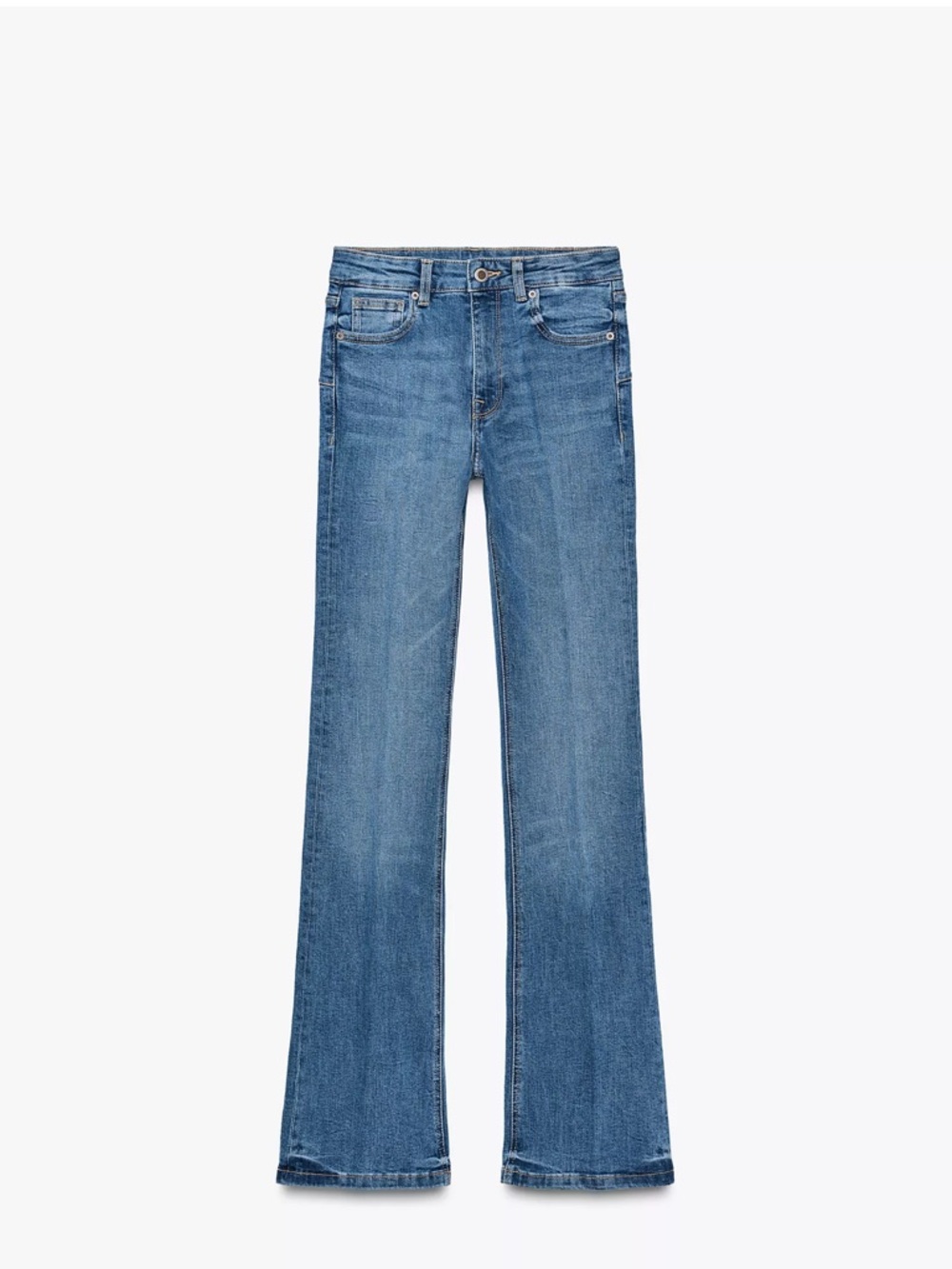 Zara Bootcut Mid Rise Full Length Jeans